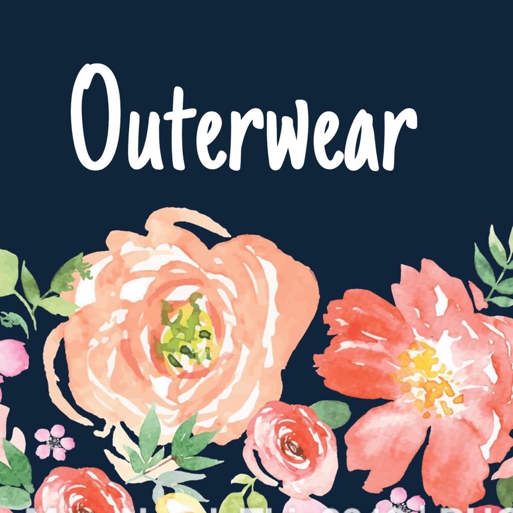 Outerwear: coats, jackets, wraps, hats, scarves